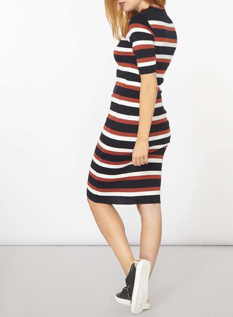 Knitted Stripe Dress